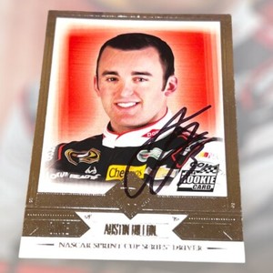 Austin Dillon NASCAR RACING signed card 2014 PRESS PASS TOTAL MEMORABILIA ROOKIE