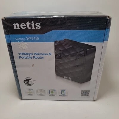 Netis WF2416 Wireless N Portable Router New Sealed In Box - Image 1 of 4