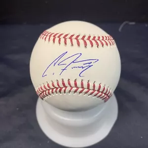 Clint Frazier Signed New York Yankees Chicago Cubs Autographed Baseball Steiner - Picture 1 of 2