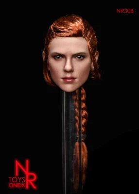 NRTOYS 1:6 NR30B Black Widow Scarlett Johansson Head For 12" Female PH TBL Body - Image 1 of 4