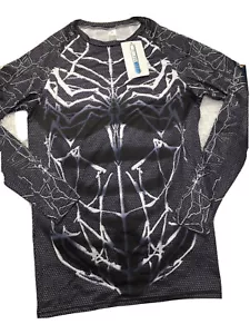 COOLMAX Camicia a Compressione Uomo M Venom Manica Lunga Strato Base Idratazione - Foto 1 di 11