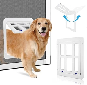Large Dog Door for Screen Door, Pet Screen Door for Medium Dog Pet Door with ... - Picture 1 of 6