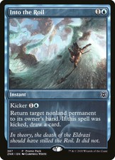 1X Into the Roil Zendikar Rising NM/EX FOIL MTG CARD