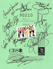 90210 TV Series Script 2008 CW Show Cast autographes signés (réimpression)