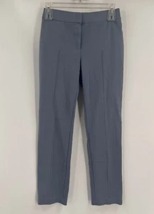 Akris Punto Mara Slim Fit Trouser Pants Blue Size 4 - Picture 1 of 7