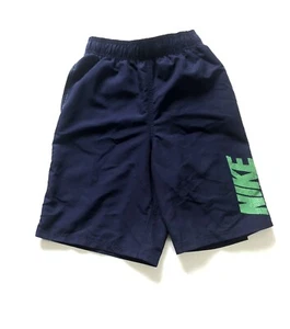 Brand new Nike size Youth L large navy blue boy's swim trunks - Picture 1 of 3