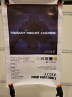 JCOLE  Friday Night Lights New Movie  Poster Meterial Vinyl Approx 12x18