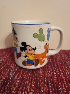 Walt Disney Productions Mickey Mouse & Friends Coffee Cup Mug Japan - Picture 1 of 5