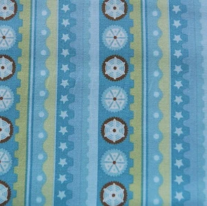 Mod Tod Blue Stripe by Sherri Berry Designs for Riley Blake, 1/2 yard fabric - Picture 1 of 2