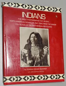 Indians The Great Photographs (1973) Joanna Cohan Scherer Hardcover Book - Picture 1 of 3