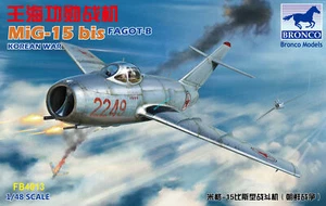 BRONCO FB4013 1/48 SCALE MIG-15 bis FAGOT-B KOREAN WAR MODEL KIT XMAS GIFT - Picture 1 of 4