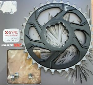 SRAM X-SYNC 2 SL X01 Eagle 3mm Offset 1x Chainring 32T 12 Speed Lunar Grey-Bla