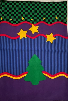 Праздничная ткань подарочные сумки цветной и многоразовый - количество 6 (размер 15,5" x 11") новый! - Изображение 1 из 4