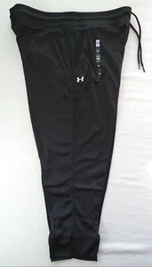 Under Armour Women's Tech Capris 3/4 Pants Small Large Black Gym New MSRP$40 - Picture 1 of 14