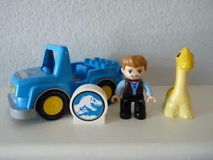 LEGO DUPLO Jurassic World Jeep, Owen Figure & Baby Dinosaur (4) pcs - Picture 1 of 9