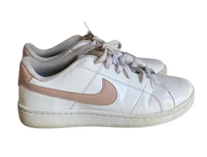 Nike Court Royale 2 NN White Pink Oxford Black Women's Size 6 Lace Up Trainers - Picture 1 of 11