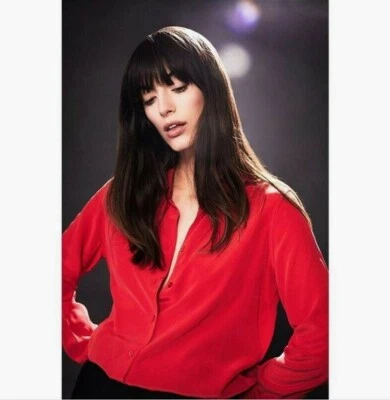 Blusa Camisa Equipment Essential Seda Nueva con Etiquetas, Roja Nueva Talla XS, S $228 Foto 1 de 4