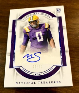 2024 National Treasures MAASON SMITH Rookie RC Blue Auto #'d /75 SP LSU /JAGUARS - Picture 1 of 2