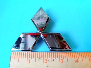 Mitsubishi Eclipse Chrome Endeavor GALANT Rear Trunk Emblem MR991070 OEM - Picture 1 of 3