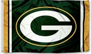 Packers FLAG 3X5 Green Bay Banner New Fast USA Ship Man Cave - Picture 1 of 8