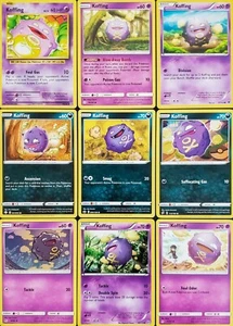 (9x) KOFFING Pokemon Card NEW Collection Set Deck Building POISON PSYCHIC DARK - Picture 1 of 1