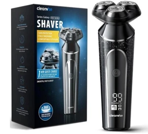 Cleanwise Series Galaxy Men's Facial Hair Shaver Magnetic - USB-C Charging Cable - Picture 1 of 16