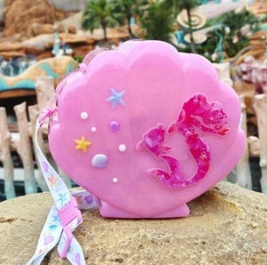 Disney The Little Mermaid Shell Shaped Popcorn Container Bucket Ariel Flounder - Picture 1 of 8