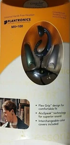 Plantronics MX100 Universal Earbud Headset - Compatible 2.5mm 3-Pin Headset Port - Picture 1 of 3