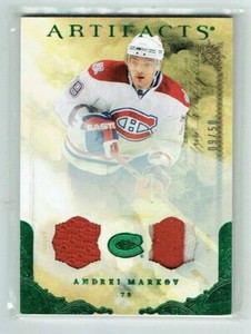10-11 UD Upper Deck Artifacts  Andrei Markov  /50  Jersey--Patch