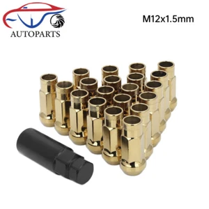 20PCS M12x1.5mm Extended Steel Tuner Open Ended wheel Lug Nuts For Honda Toyota - Picture 1 of 8