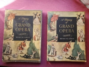 A TREASURY OF GRAND OPERA edited by Henry W. Simon VINTAGE 1946 SC in sleeve - Picture 1 of 1