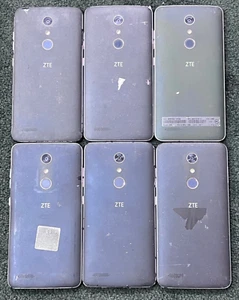 LOT OF 6 x ZTE ZMAX Pro Z981 4G LTE 32GB Android Smart Phones / T-Mobile METRO - Picture 1 of 6