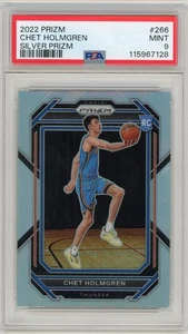 ๐ Chet Holmgren 2022 Prizm Silver Prizm RC #266 PSA 9 Mint - Picture 1 of 2