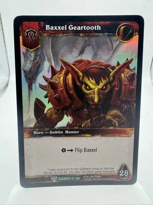 World of Warcraft TCG Elements Foil Hero Baxxel Geartooth - Image 1 of 2
