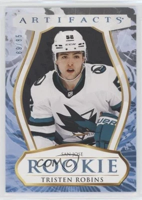 2023 Upper Deck Artifacts Rookies Light Blue Steel /85 Tristen Robins Rookie RC - Image 1 of 2