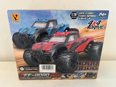 Guokai 1:18 RC Remote Control Car Off-Road Racer High-Speed 4x4 Truck 2.4GHz NEW - Image 1 of 4