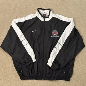 VINTAGE 90s Nike Jacket Mens Extra Large Black NFL Super Bowl XXXIV Y2K - Picture 1 of 10