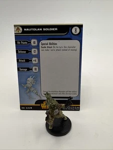 Star Wars Miniatures REVENGE OF THE SITH Nautolan Soldier 49/60 with card - Picture 1 of 1