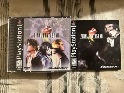 Final Fantasy VIII 8 PS1 PlayStation 1 Etiqueta Negra (Falta Disco 2) Probado Funciona Foto 1 de 3