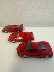 Tomica Premium F40 Enzo Ferrari Lamborghini Countach Minicar Rare Collectible - Picture 1 of 4