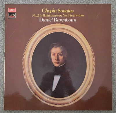 Daniel Barenboim plays Chopin Sonatas No.2 & 3, EMI FIRST EDITION / HMV ASD 3064 - Image 1 of 4