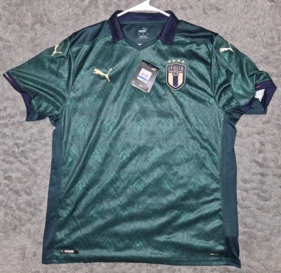 Camiseta Puma Italia 2020 Renacimiento 3ª verde para hombre talla XL 756465-03 Foto 1 de 4