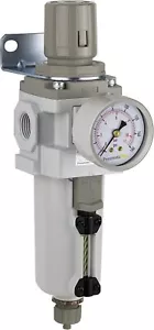 High-Performance Air Filter Regulator Piggyback Combo - Manual Drain Included - Picture 1 of 8
