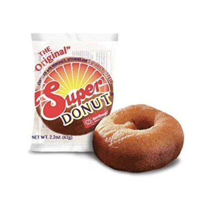 SUPER BAKERY Original SUPER DONUT 8 Pack Healthy and Nutritional READ DESCRIPTION BEFORE BUY