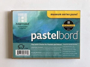 Ampersand Pastelbord Museum Series Archival Panel 5x7 Pack of 3 - Sand - Picture 1 of 2