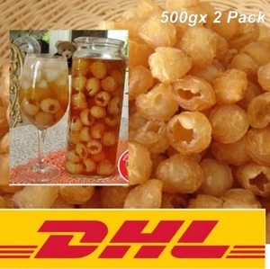 2x500g Thai Golden Dried Longan Healty Great snack Natural Sweet Smooth Mellow - Picture 1 of 10