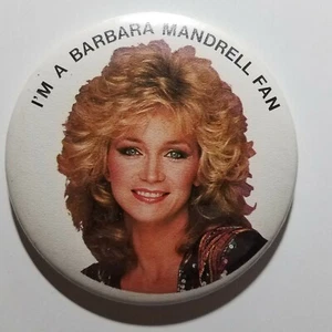 I'm A Barbara Mandrell Fan Taschen Schminkspiegel Vintage 80er Jahre 3" - Bild 1 von 2