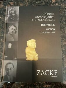 Catalogue aux enchères - Zacke - Jades archaïques chinois d'anciennes collections - 10/12/23