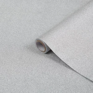 d-c-fix Klebefolie Metallic Glitter Silber Möbelfolie Selbstklebend 150 x 45 cm - Bild 1 von 10
