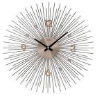 AMS -anthracite 50cm- 9610 Moderne Horloge Murale Avec Quartzwerk, Batteries